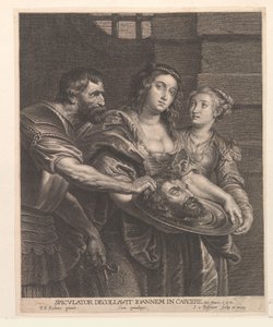 Salome erhält das Haupt von Johannes dem Täufer von Schelte Adamsz. Bolswert