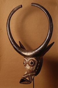 Eine Bwa-Buschkuh-Maske