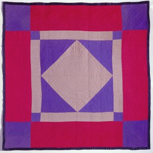 Amish-Quilt, spätes 19. bis frühes 20. Jahrhundert von School American