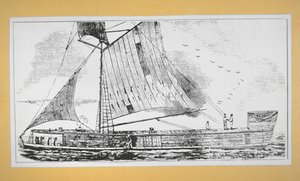 Mississippi-Kielboot (Gravur)
