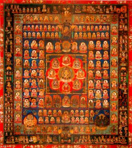 Buddhismus: Mandala Taizokai (Garbhadhatu) genannt die Welt der Matrix von School Asian