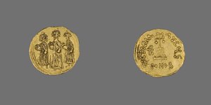Solidus (Münze) von Heraclius, 638 n. Chr. - 641 n. Chr.