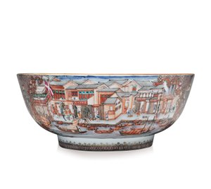 Eine große Hong-Schale, ca. 1785