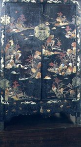 Dekorierter Schrank, Coromandel