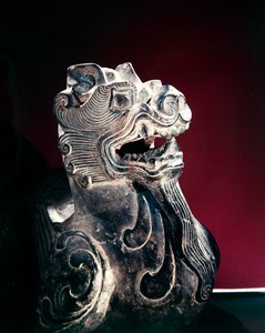 Detail einer Chimäre, Sechs Dynastien (220-589) von School Chinese