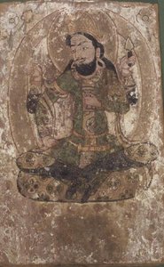 Roustem, der Gott der Seide, Chinesisch-Turkestan, 6.-7. Jahrhundert v. Chr. von School Chinese