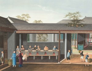 Teeproduktion, ca. 1820 von School Chinese