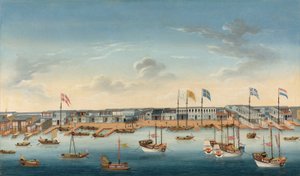 Die Hongs in Kanton, ca. 1780