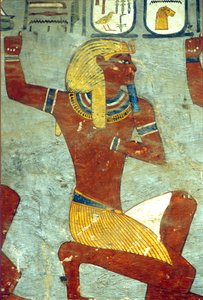 Altes Ägypten, Malerei, Grab des Ramses I., Theben von School Egyptian