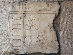 Detail eines Reliefs, Luxor