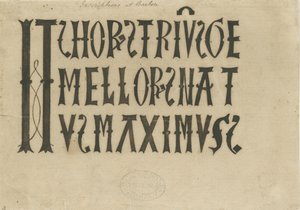 Barton under Needwood Kirche - Inschrift
