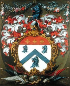 Wappen von Sir Christopher Wren (1632-1723)