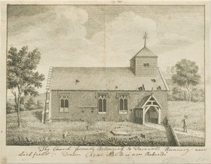 Abschiedskirche: Gravur