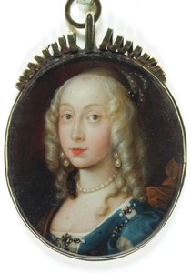 Lady Frances Cavendish, Gräfin von Bolingbroke (Emaille)