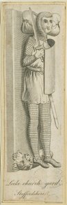 Leek Churchyard - Ritter: Gravur, nd [?18. Jh.] (Druck) von School English