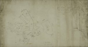 Karte von Willesden, London (Lithografie)