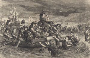 Die Wildgänse – Jakobitische irische Soldaten verlassen Limerick nach Frankreich im Jahr 1691