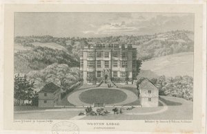Wootton Lodge: Lithografie, nd [ca. 1839] (Druck)