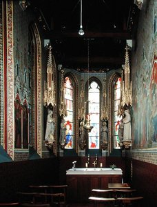 Ansicht des Innenraums von School Flemish