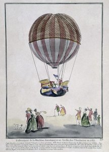 Aerostatische Maschinenentfernung im Tuileriengarten 1783