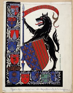 Wappen des Gévaudan. (Bête) von School French