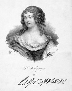 Françoise Marguerite de Sévigné, Gräfin von Grignan (1648-1705), Tochter von Marie de Rabutin-Chantal (Rabutin Chantal), Marquise von Sévigné genannt Madame de Sévigné (1626-1696) von School French