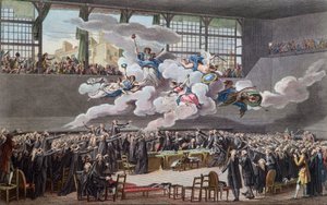 Französische Revolution (1789-1799): Der Schwur im Ballhaus in Versailles am 20. Juni 1789 von School French