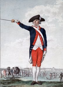 Picot de Peccaduc - Henry-Rene-Marie Picot de Peccaduc (Peccadeuc) 1770-1785 - Sergeant-Major an der Königlichen Militärschule in Paris, Gravur von Moreau.
