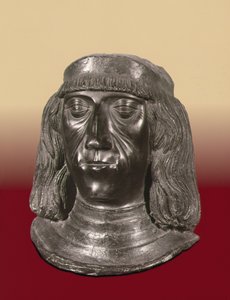 Porträtbüste des Heiligen Römischen Kaisers Maximilian I. (1459-1519) von School German