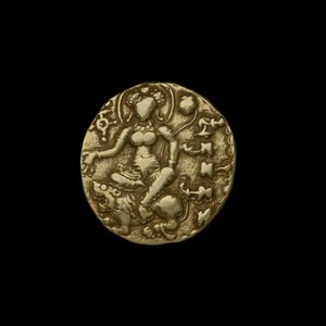 Gupta-Münze, 375-415 n. Chr. (Gold)