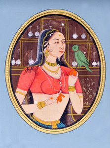 Miniaturmalerei von Jodha Bai Indien Asien