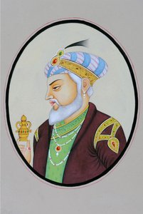 Miniaturmalerei des Mogulkaisers Aurangzeb