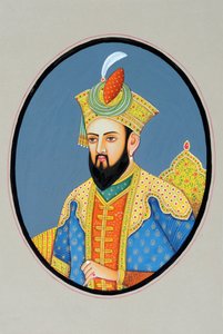 Miniaturmalerei des Mogulkaisers Babur