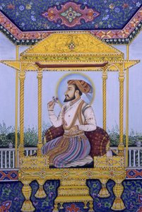 Mogulkaiser Shah Jahan Miniaturmalerei