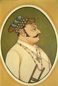 Porträt von Maharaja Udai Singh, Udaipur, Rajasthan, Indien