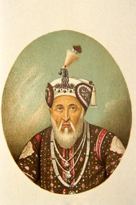 Porträt von Mogulkaiser Akbar Shah, Indien von School Indian