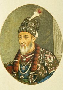 Porträt des Mogulkaisers Bahadur Shah II, Indien von School Indian