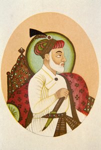 Porträt von Mogulkaiser Bahadur Shah, Indien