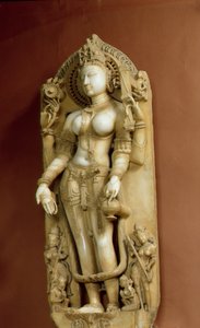 Sarasvati, die Göttin des Lernens, Pallu, Rajasthan, Chauhan-Dynastie