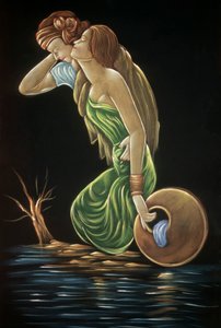 Sohni Mahiwal Malerei auf Samt