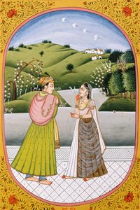Jahreskalenderbild & Malerei für einen hinduistischen Monat Marshes, Indien