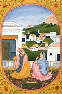 Jahreskalenderbild & Malerei für einen hinduistischen Monat Paush, Indien