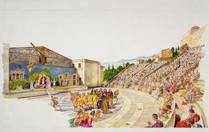 Antikes Athen - Rekonstruktion eines Theaters