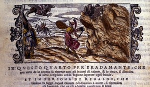 Bradamante entreißt Brunel ihren verzauberten Ring, dank dem sie die Macht von Atlante zerstört und Roger befreit von School Italian