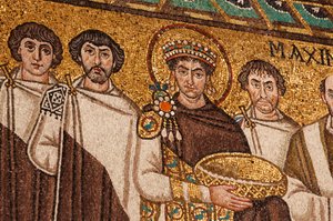 Kaiser Justinian I. (Mosaik)