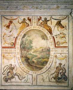 Wand im Badezimmer von Cosimo I. de