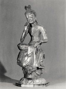 Bodhisattva in meditativer Pose sitzend, ca. 645-794