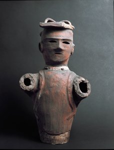 Grabterrakotta-Skulptur (Haniwa), Kofun-Periode (250-538) von Japanese School