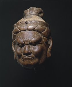 Kopf eines himmlischen Königs, Lokapala von Japanese School