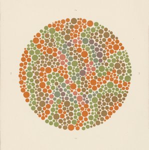 Ishihara-Farbtest zur Erkennung von Farbenblindheit